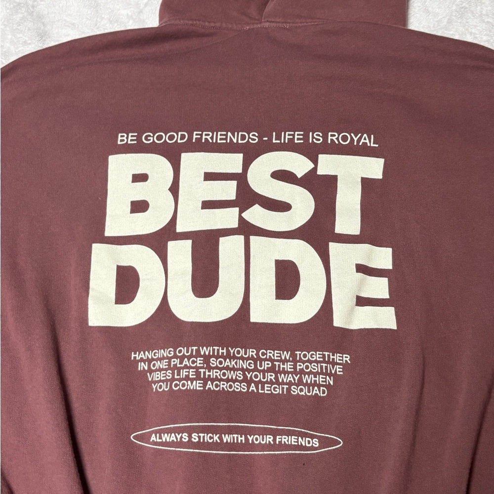 Pull&Bear Maroon Sweatshirt